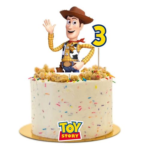 Woody Cake Topper Choose Age, Toy Story Cake Decorations