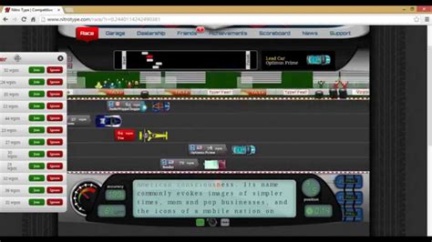 nitro typing game | Games World