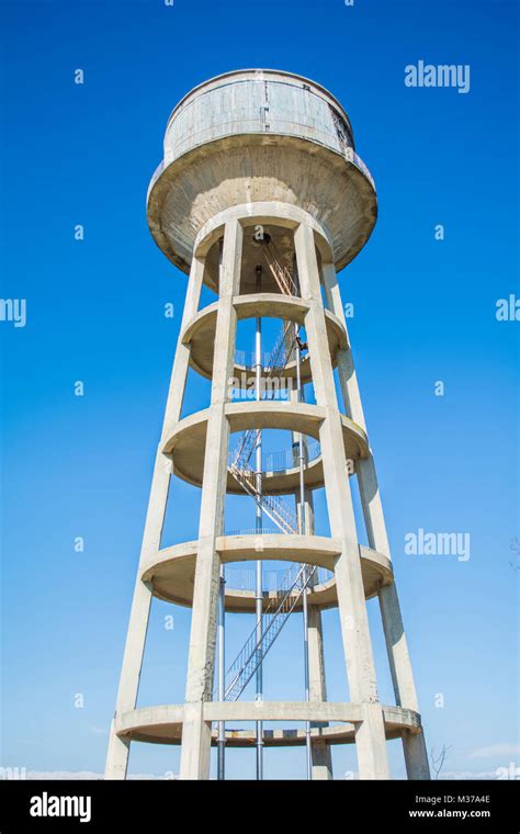 big water tank in village water supply Stock Photo - Alamy