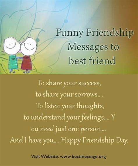 Funny friendship quotes messages to best friend – Artofit