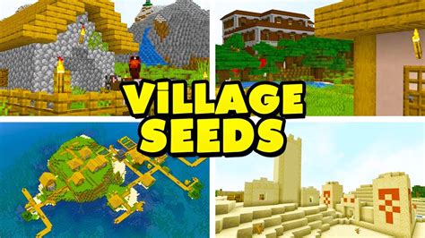 Top 20 Best New Village Seeds For Minecraft 1.16! (PC Java Edition ...