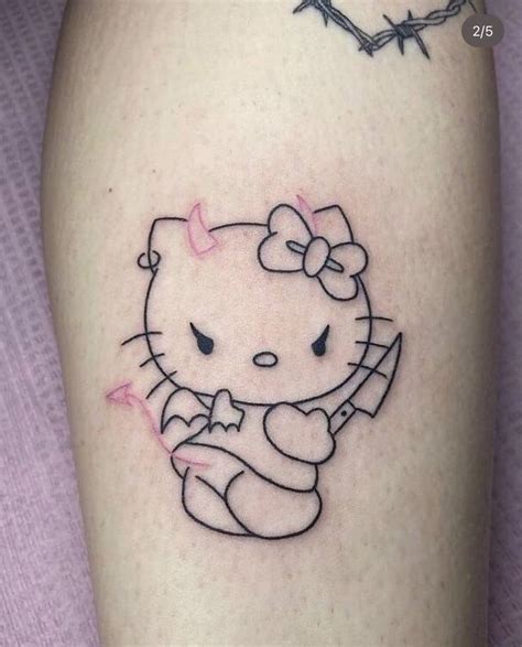 Pin by Nerea💗 on Tattoo | Hello kitty tattoos, Cute small tattoos, Cute ...