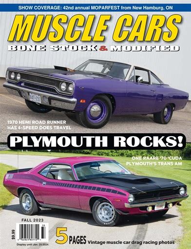 Muscle Cars Magazine - FALL 2023 Back Issue