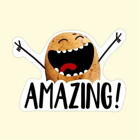 Potato Sticker Pack by Alexey Korotkov