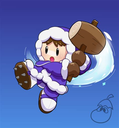 Popo (Ice Climber, SSBU) by GoodOlGamma on DeviantArt