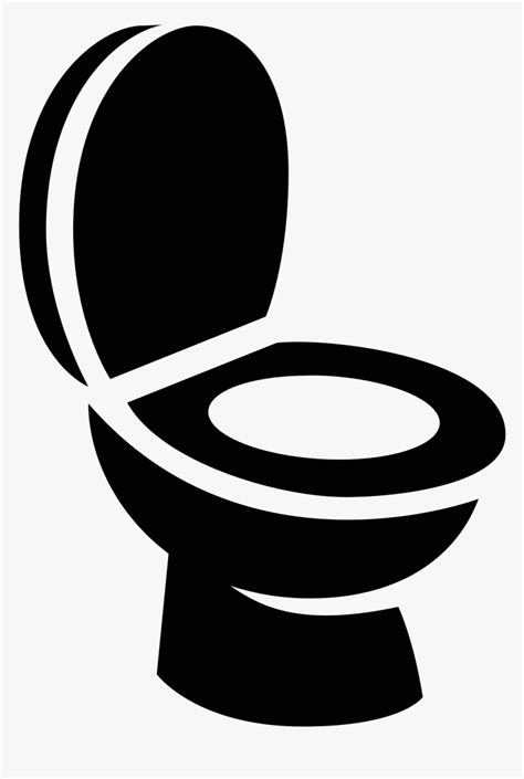 Transparent Toilet Clip Art - Toilet Clipart, HD Png Download - kindpng