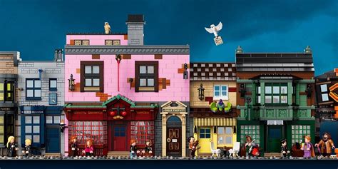 Massive Harry Potter Diagon Alley LEGO Set Launches With 16 Minifigures