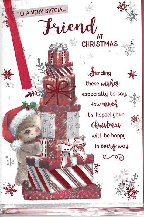 Friend Christmas Card ~ To A Very Special Friend Christmas Wishes ...