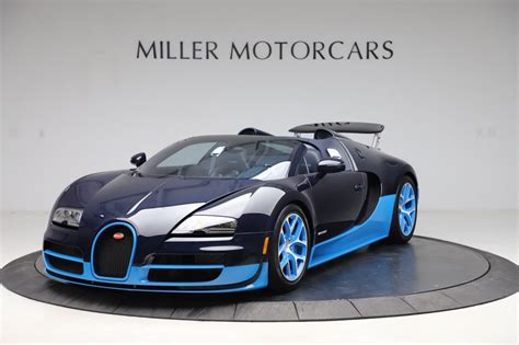 Blue Carbon Bugatti Veyron Grand Sport Vitesse for sale in the US - The ...