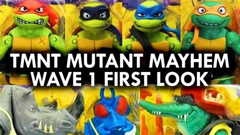 First Look TMNT Mutant Mayhem Figures Bebop, Rocksteady, Leatherhead ...