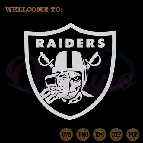 Raiders Logo NFL Football Team Best Design SVG Digital Files