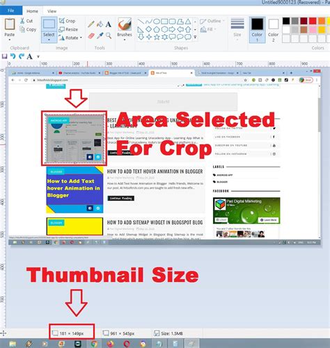 How to Check Thumbnail Size of any Template, What is Home Page ...