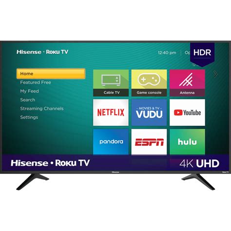 Hisense 50" Class 4K UHD LED Roku Smart TV HDR 50R6E3 - Walmart.com ...