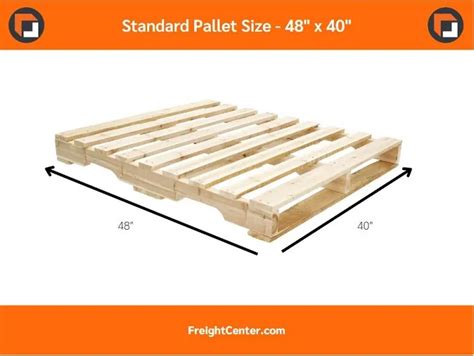 What Is Standard Pallet Size and Weight? – FreightCenter