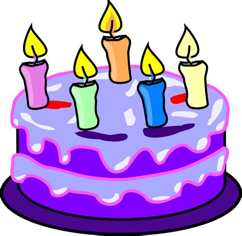 Download Cake, Happy Birthday, Candles. Royalty-Free Vector Graphic ...