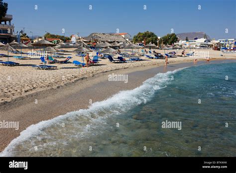 Hersonissos beach crete hi-res stock photography and images - Alamy