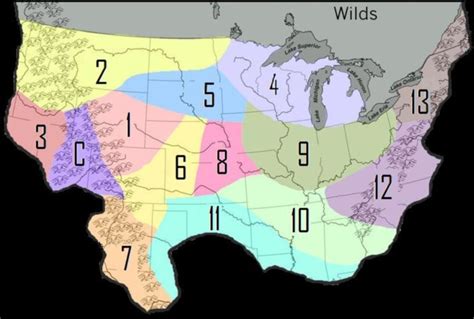 Map Of Panem Districts