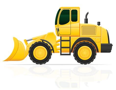 bulldozer for road works vector illustration 515970 Vector Art at Vecteezy