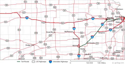 I 70 Kansas Map