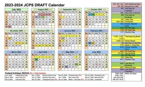 JCPS' school calendar for 2023-24 includes an extended fall break