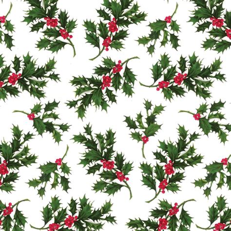 Anna Griffin Emerald Forest Large Holly Paper | Christmas scrapbook ...