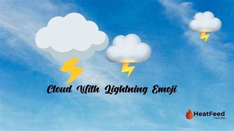 🌩️Cloud With Lightning Emoji-Meaning, Copy, ️ & Paste 📝