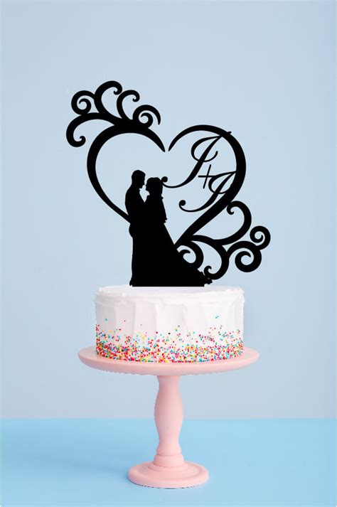 DIY wedding cake topper with FREE Templates