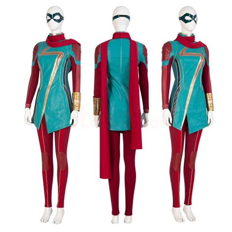 Kamala Khan Cosplay Costume Ms. Marvel Cosplay Suit