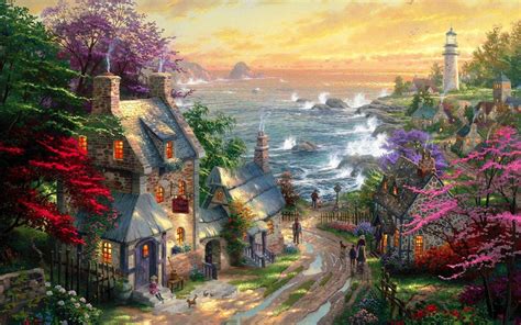 Thomas Kinkade Disney Wallpapers - Wallpaper Cave