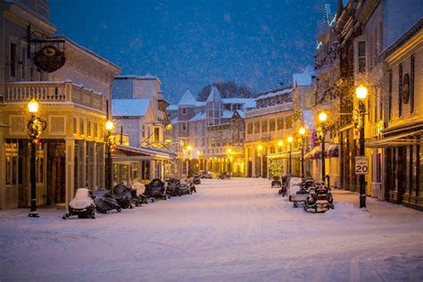 Downtown Mackinac Island at Twilight. Cool Places To Visit, Places To ...