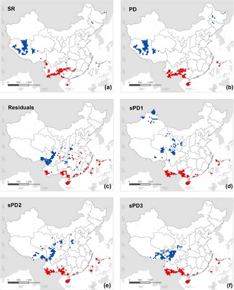 Geographical patterns in the hotspots and “coldspots” of woody plant ...