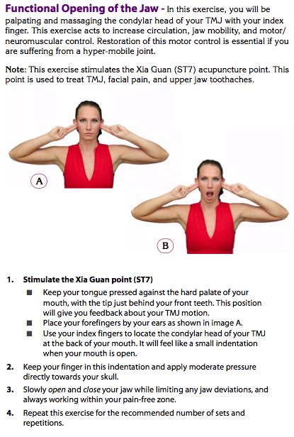 Exercises: Tmj Exercises