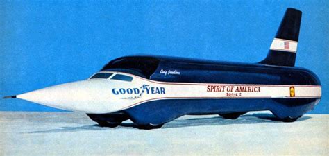 U.S. racer Craig Breedlove sets a new land speed record of 600.601 mph ...