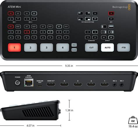 Blackmagic Design ATEM Mini Pro HDMI Live Stream Switcher ...