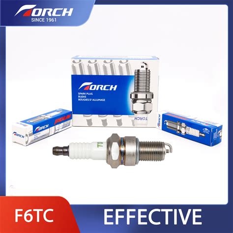 4X TORCH F6TC Spark Plug Replace for NGK BP6ES for Bosch W175T30 ...