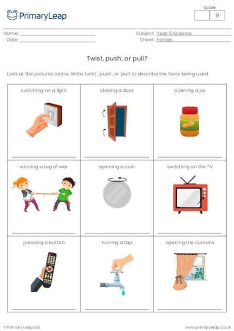 Examples Of Push And Pull Forces