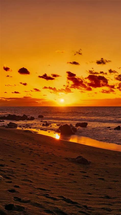 Wallpaper iphone beach in 2020 | Nature pictures, Beautiful sunset, Sunset