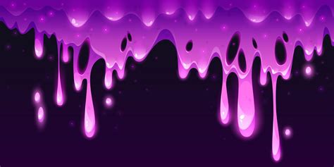 Pink slime dripping, liquid goo or mucus texture 13699213 Vector Art at ...