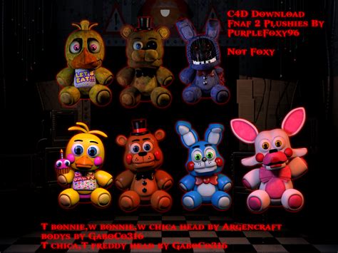 Pack Plushies FNAF 2 by PurpleFoxy96 by PupleFoxy96 on DeviantArt