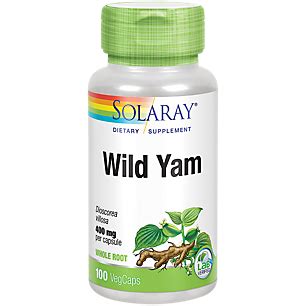 Wild Yam 400 MG (100 Capsules) by Solaray at the Vitamin Shoppe