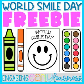 World Smile Day Printable *FREEBIE* by Engaging Early Learners | TpT