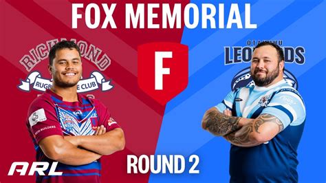 Otahuhu Leopards v Richmond Bulldogs | Round 2 | 2023 Fox Memorial ...