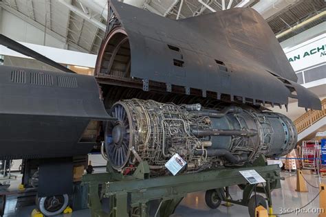 Pratt & Whitney J58/JT11D-20K Engine for SR-71A Blackbird Photograph by ...