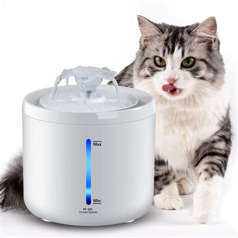 Buy FYD Pet Fountain, 67oz/2L Large Automatic Cat Water Fountain ...