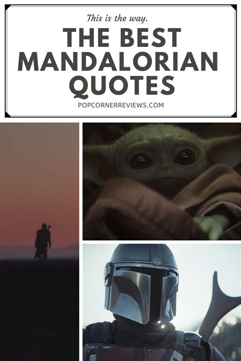 The Best Mandalorian Quotes from Season One – Popcorner Reviews