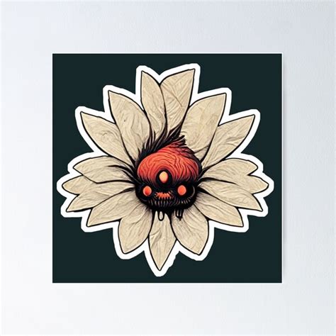 "Evil Flower 1" Poster for Sale by karrtia | Redbubble