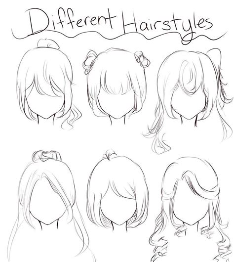 Anime Female Hairstyle Reference - Hairstyle Anime Female | Anime ...