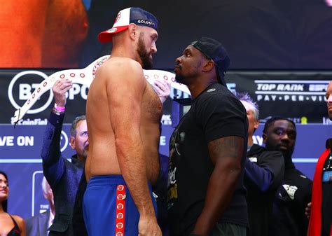 Weigh-In Results: Tyson Fury vs. Dillian Whyte - NY FIGHTS