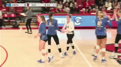 Creighton Volleyball Highlights at St. John's 11-11-23 - YouTube