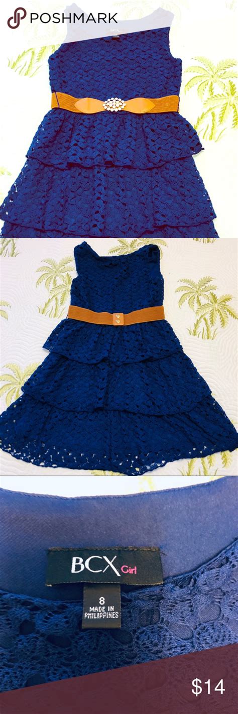 BCX Girls belted Dress